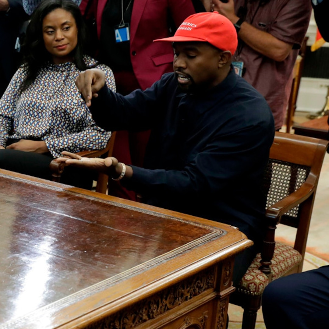 Kanye West Visits White House For Meeting With President Donald Trump E Online